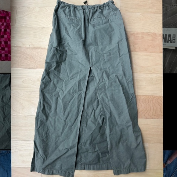 KHAKI CARGO SKIRT - Picture 5 of 6